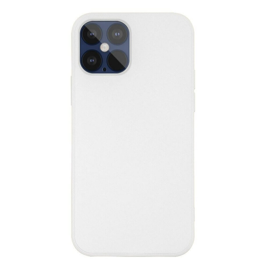 White Liquid Silicone iPhone 12 Pro Max Case