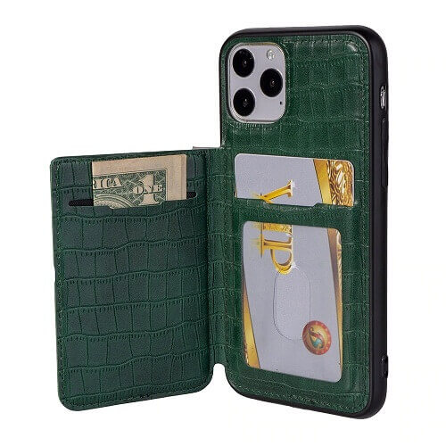 iPhone 11 crocodile wallet phone case