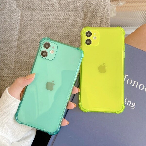 Clear Shockproof Bumper iPhone Case