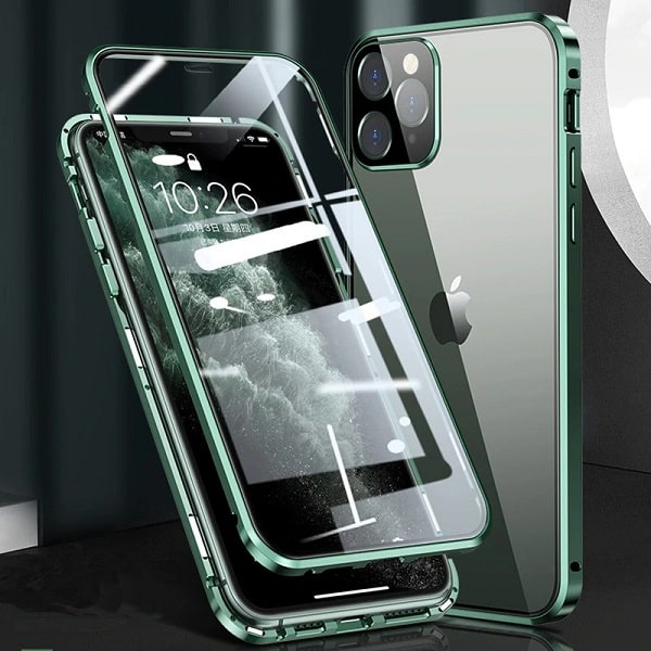 Magnetic Adsorption Metal iPhone 12 Pro Case