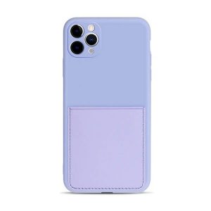 iPhone case with back pocket