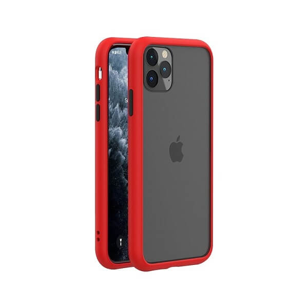 Red-Black Shockproof Bumper iPhone Case