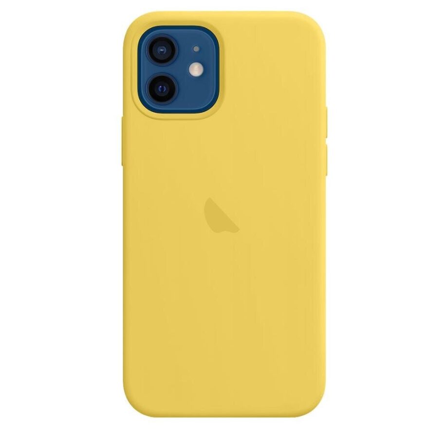 Yellow silicone iphone case