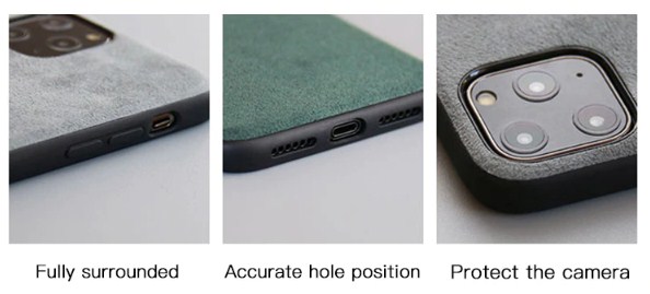 alcantara iPhone 12 case