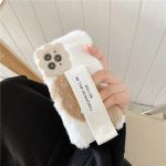 Brown cow plush iPhone case