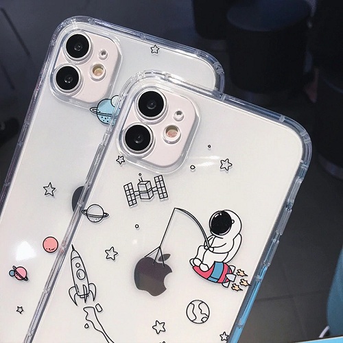 Astronaut and Planet Space Stars Phone Case