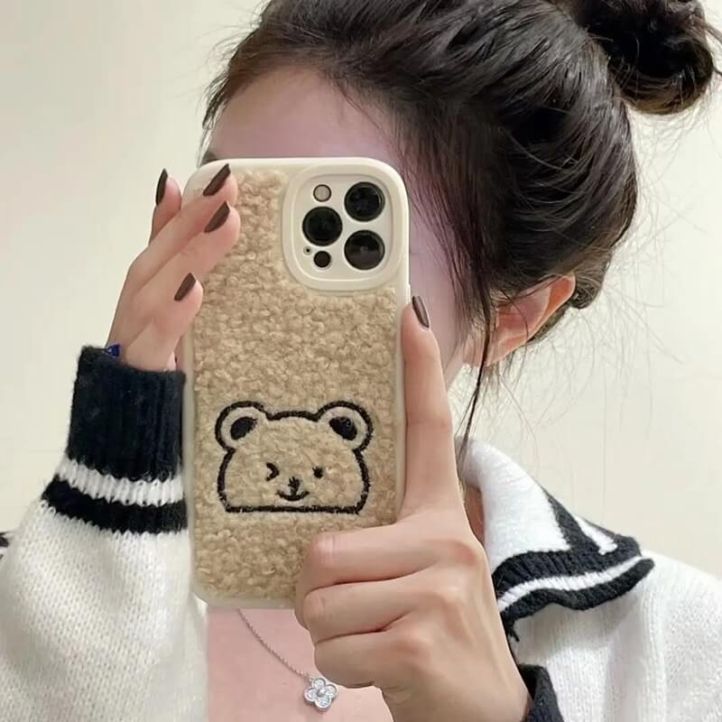 Plush Bear iPhone Case - 2024