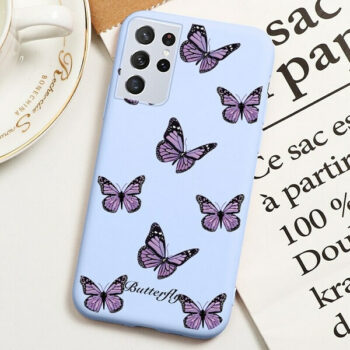 Butterfly Print Samsung Galaxy S21 Ultra Case