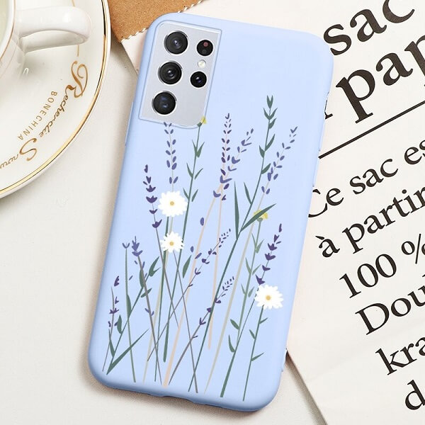 Cute Flower Print Samsung Galaxy S21 Ultra case