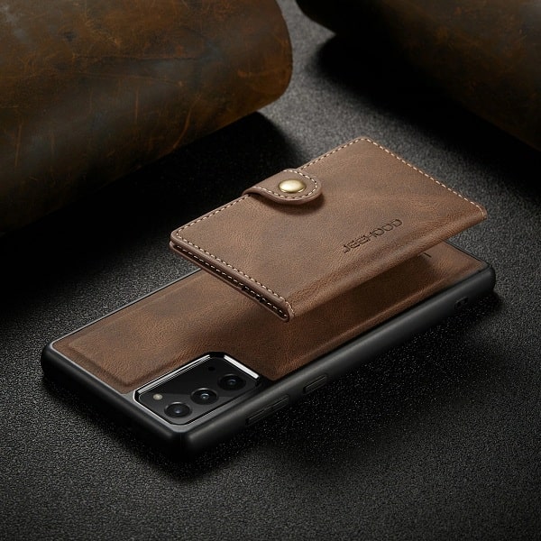 Magnetic detachable wallet phone case for Samsung S21 Ultra Case
