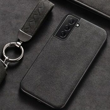 Samsung Galaxy S21 Plus simple Alcantara Case