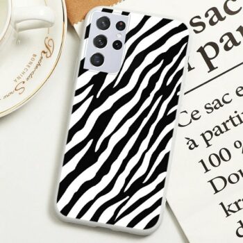 Zebra Print Samsung Galaxy S21 Ultra Case