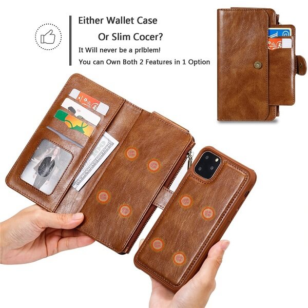 Either wallet phone case or slim cocer