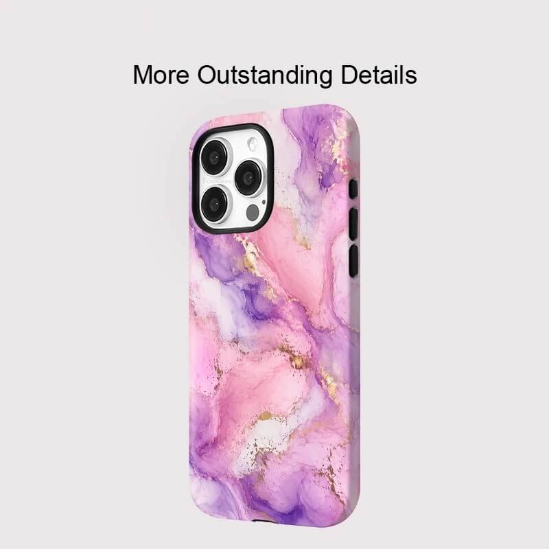Purple Marble Magnetic Case Purple Marble Magnetic Case
