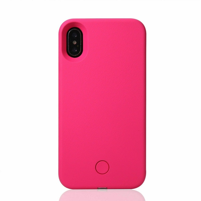 Selfie light phone case - Pink