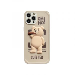 Beige Teddy Bear iPhone Case