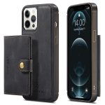 Black Detachable Wallet iPhone 13 Pro Case