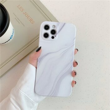 Calacatta White Marble iPhone Case