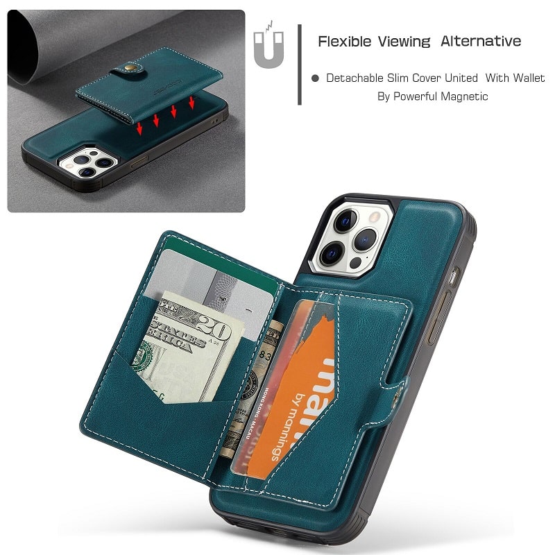 Detachable Wallet iPhone 11 12 13 Case