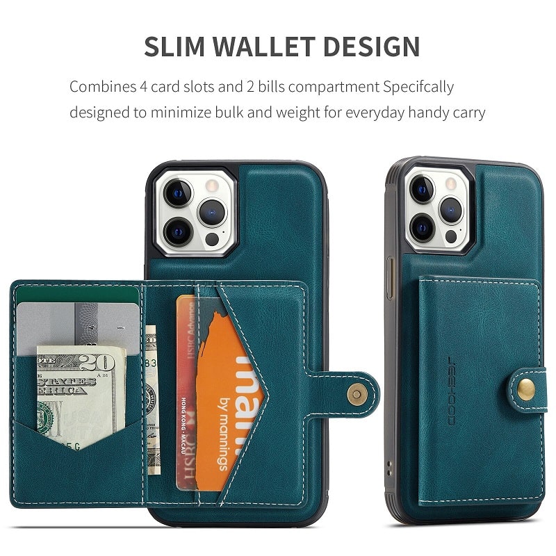 Detachable Wallet iPhone 13 Pro Case