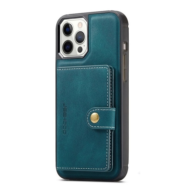 Detachable iPhone 13 Pro Max Leather Wallet Case