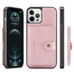 Pink Detachable Wallet iPhone 13 Series Case