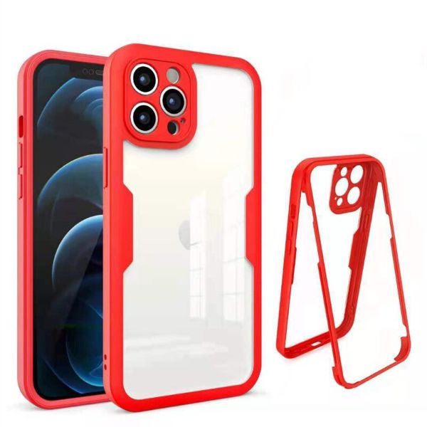 Red Ultra Thin Shockproof iPhone 13 Case