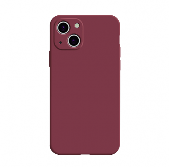 Square Candy Color Liquid Silicone iPhone 13 Case
