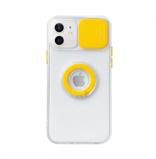 Yellow Slide Camera Lens Protection iPhone 13 Pro Max Case