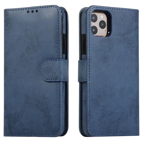 Navy Magnetic Detachable Wallet iPhone 13 Pro Case