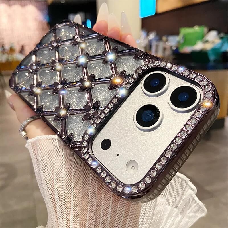 Black Jeweled Diamond Rhinestone Mesh iPhone Case Black Jeweled Diamond Rhinestone Mesh iPhone Case