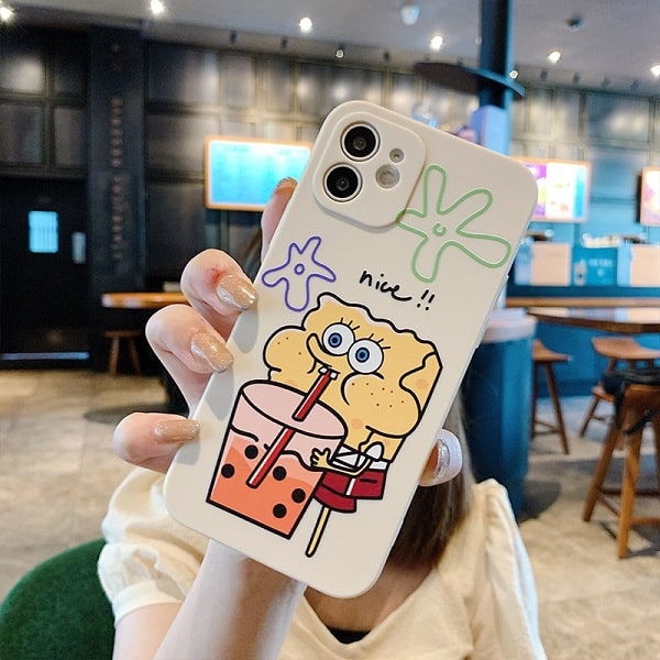 Cartoon Anime SpongeBob SquarePants iPhone Case