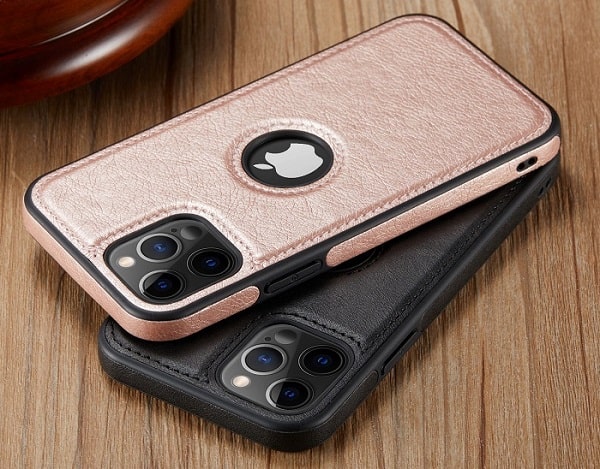 Luxury Ultra Slim Leather Phone Case For iPhone 13, 12, 11 Pro Max