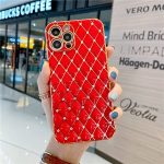 Red Jeweled Diamond iPhone Case