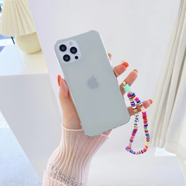 Clear iPhone Case With Charm Loop