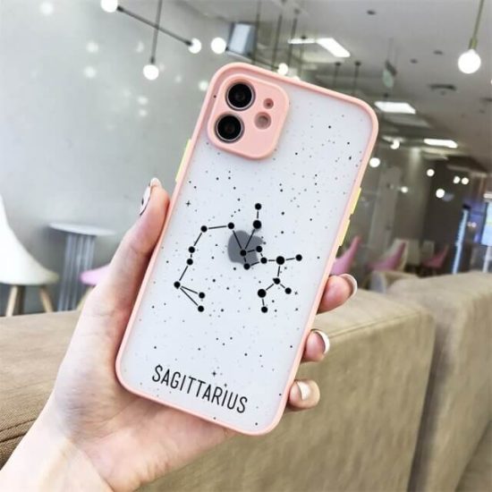 Pink Sagittarius iPhone Case