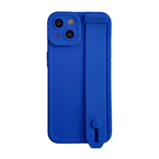 Candy color iPhone 13 case with a hand strap