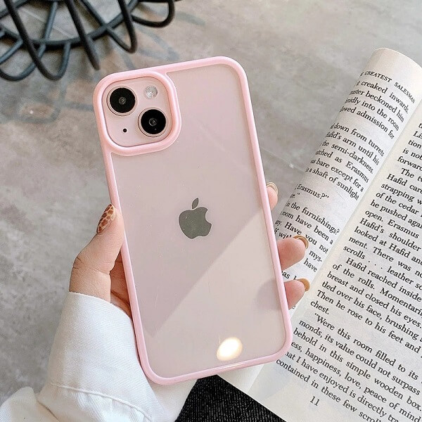 Clear iPhone 13 Case Pink