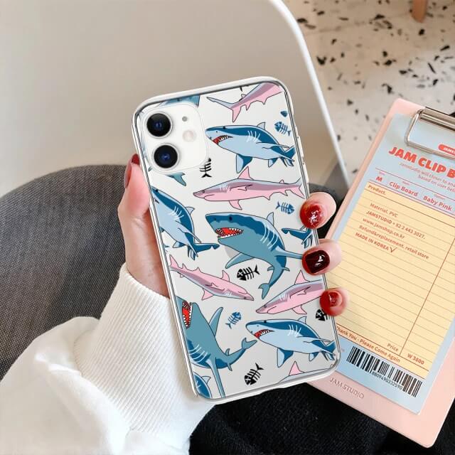 Cute Shark iPhone Case