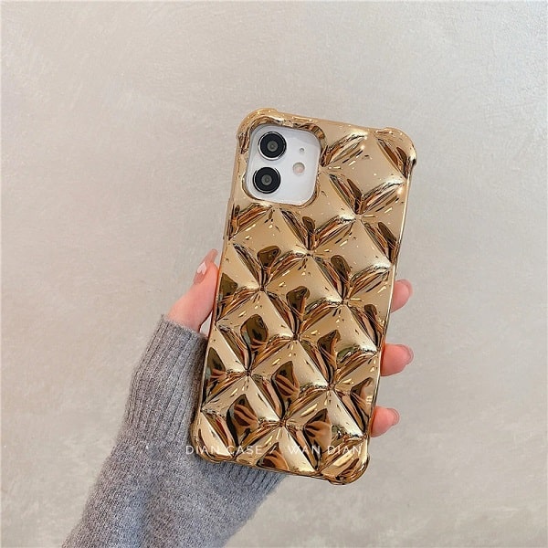 Gold Plated Cube iPhone Case