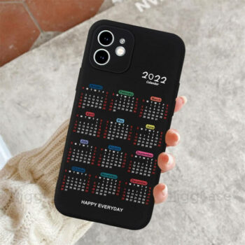 Happy Everyday 2022 Calendar Phone Case