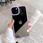 Purple Candy Color Clear iPhone 13 Case
