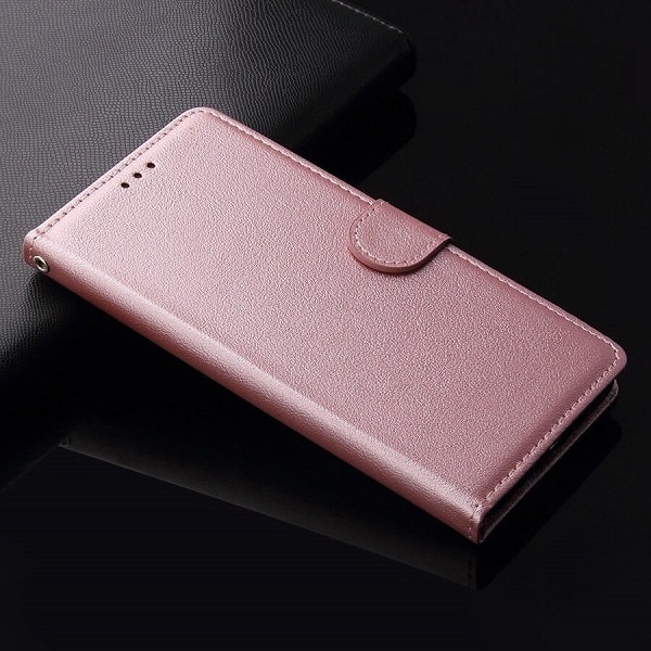 Rose gold Samsung S22 Leather Wallet Case