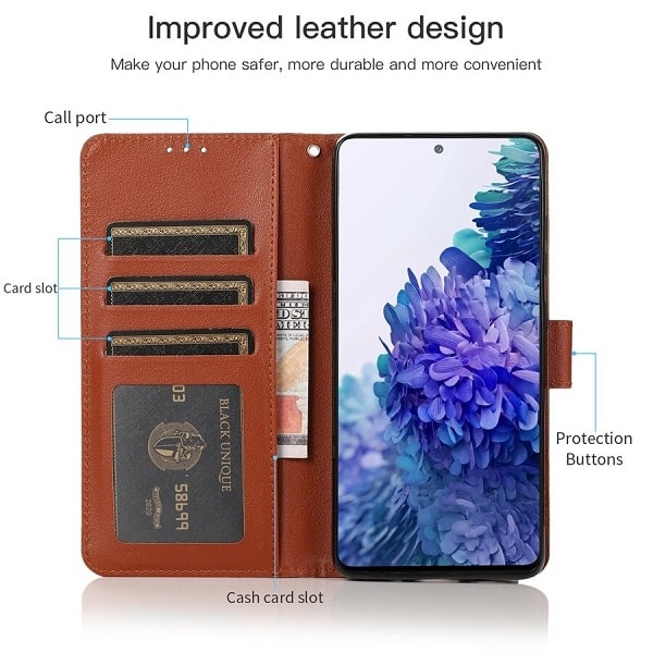 Samsung S22 Ultra Leather Wallet Case