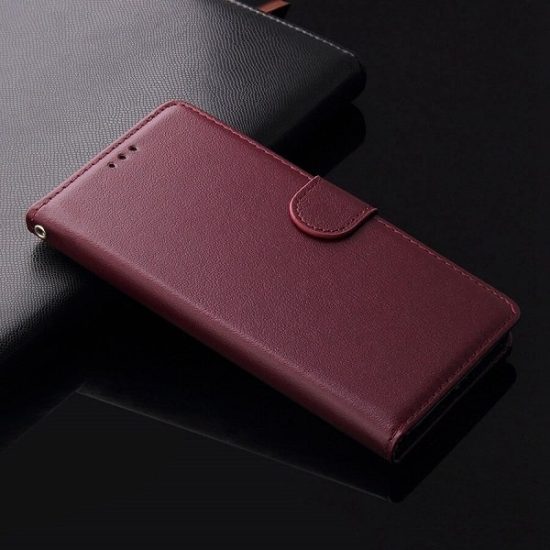 Wine Samsung S22 Ultra Leather Wallet Case