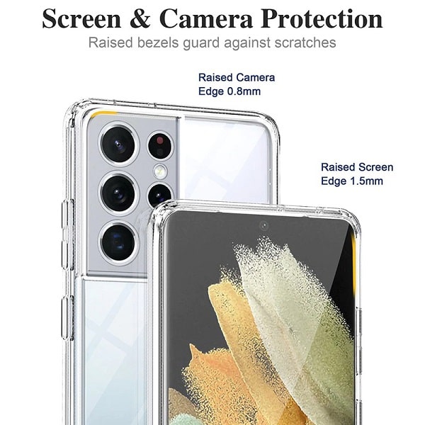 Shockproof Transparent Samsung S22 Ultra Case Cover