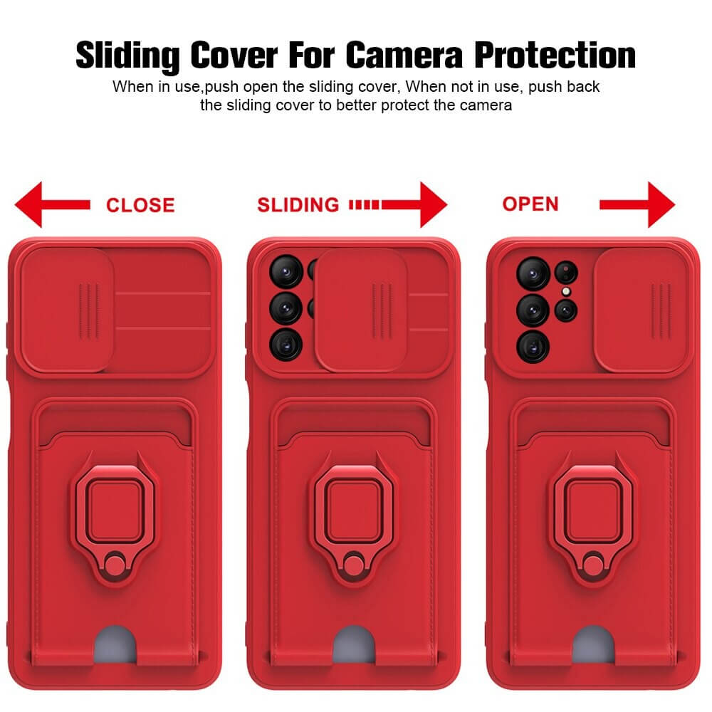 Slide Camera Lens Protection case for Samsung series