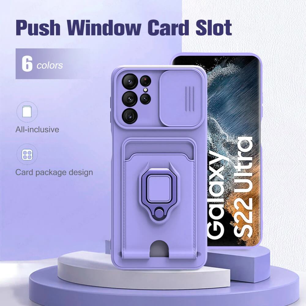 Push windows card slot design