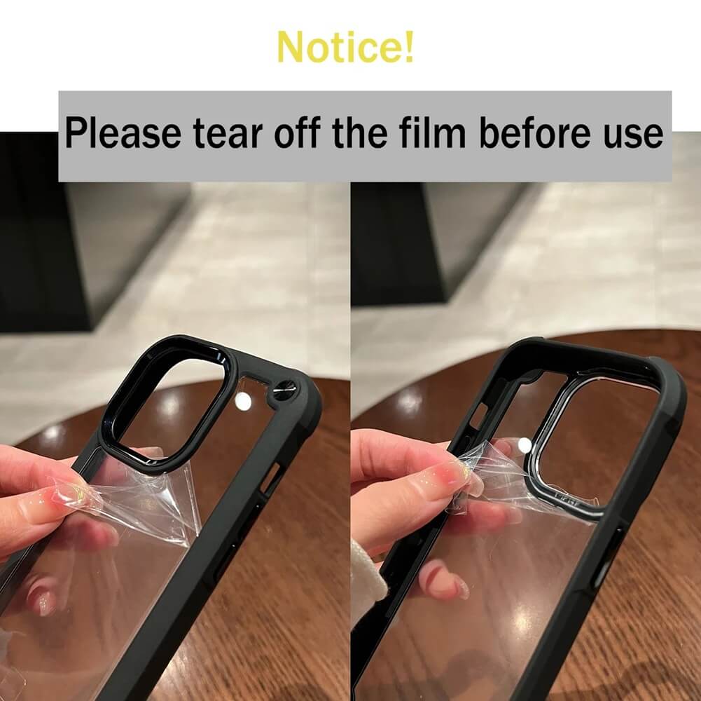 Black Shockproof Candy Color iPhone Case with Clear Back (4) Black Shockproof Candy Color iPhone Case with Clear Back (4)