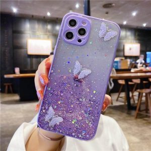 Butterfly Glitter Phone Case